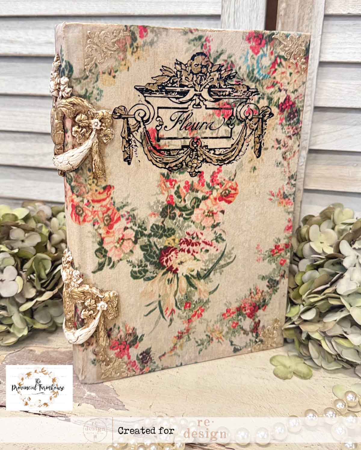Double Delight Decoupage Fiber Paper Set – Jardin Fleuri – Total 2 sheets – 1 sheet, 19.5″x30″ + 1 sheet, 11.7″x16.5″