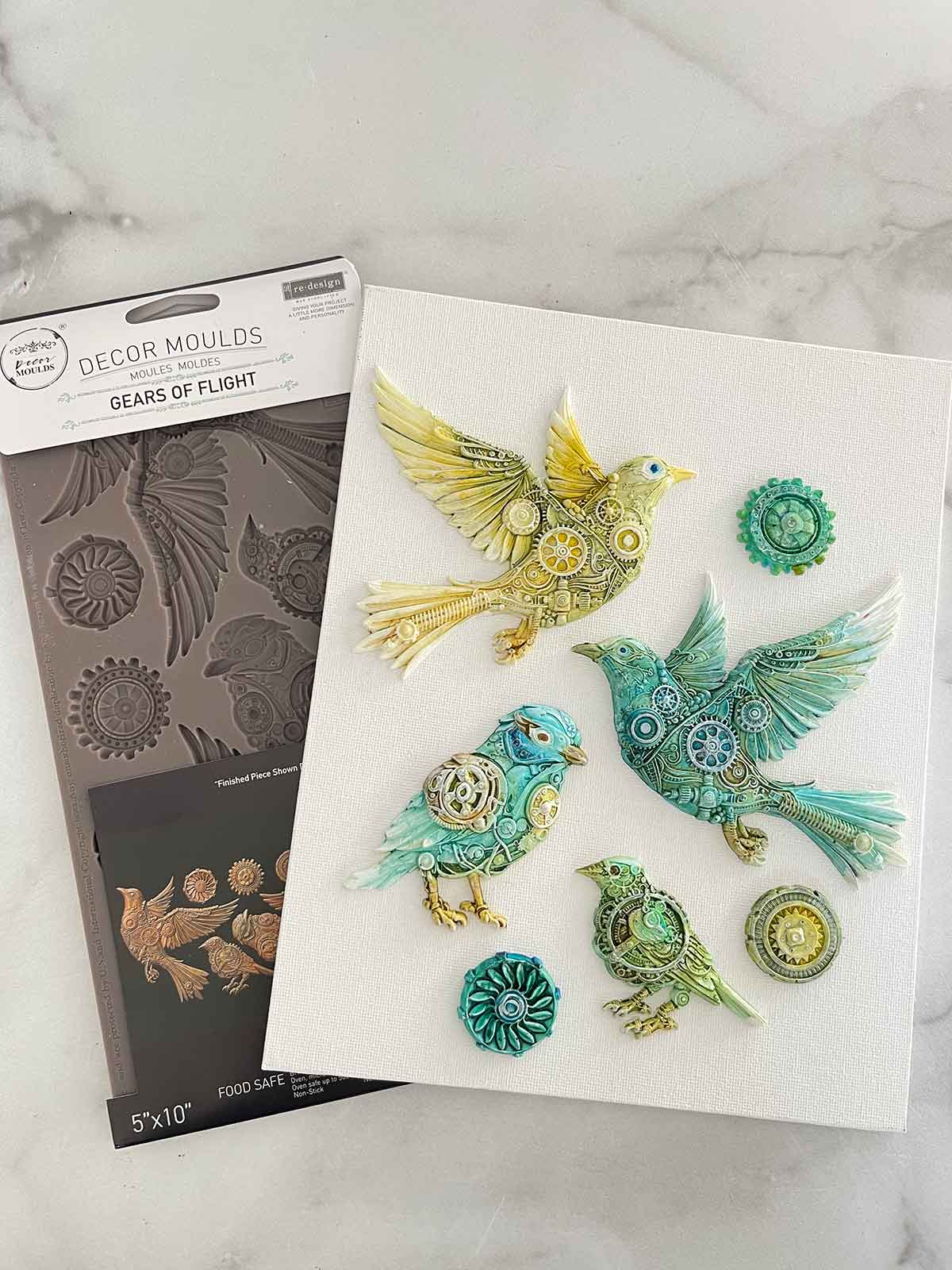 Decor Moulds® – Gears of Flight – 1 pc, 5″x10″x8mm