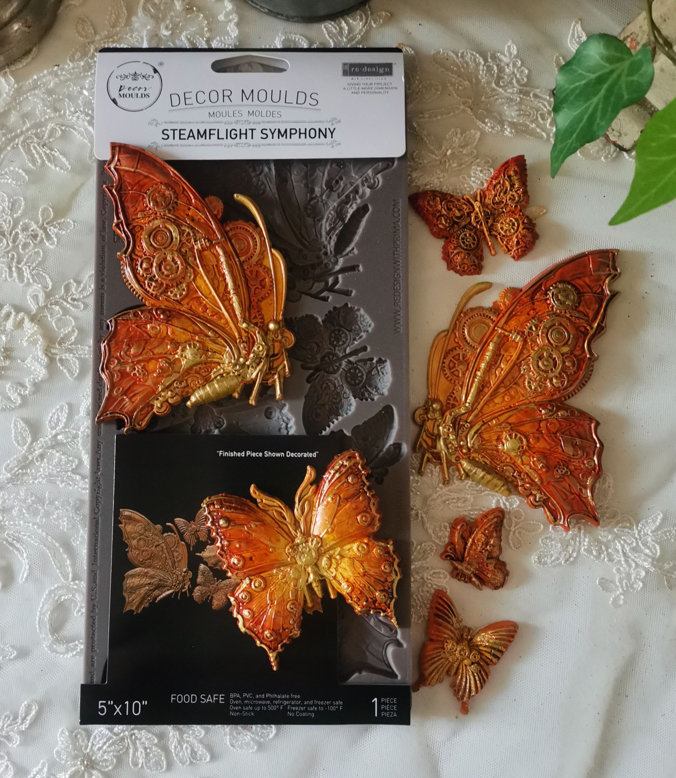 Decor Moulds® – Steamflight Symphony – 1 pc, 5″x10″x8mm
