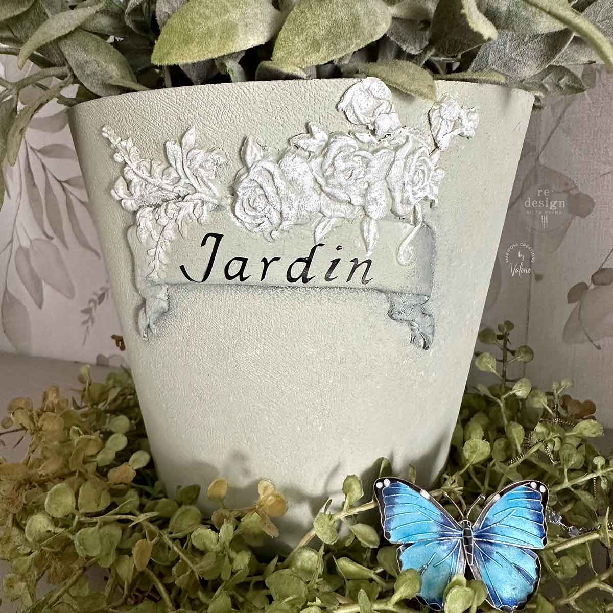 Decor Moulds® – Blooming Banners – 1 pc, 5″x10″x8mm