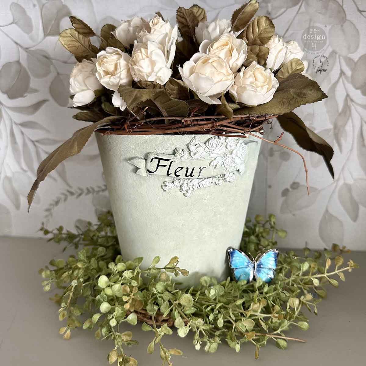 Decor Moulds® – Blooming Banners – 1 pc, 5″x10″x8mm