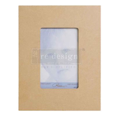 Unfinished MDF Picture Frame – Holds 4″ x 6″ Photo