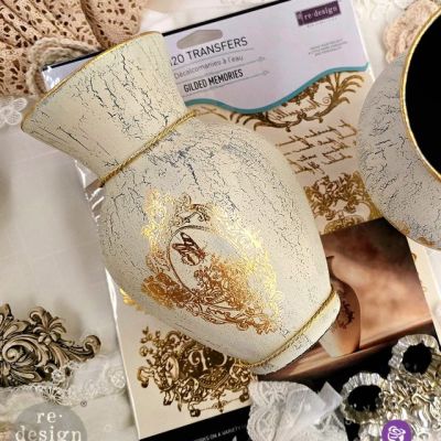 H2O Transfers Gold – Gilded Memories – 2 sheets, 8.5″x11″