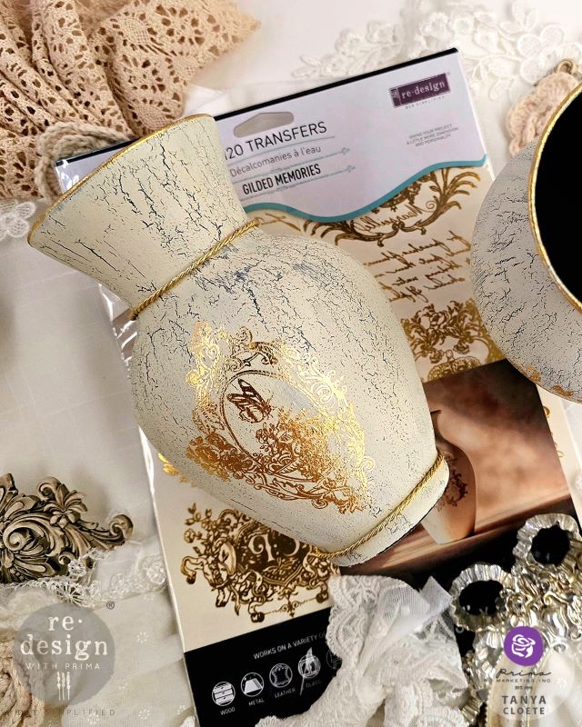 H2O Transfers Gold – Gilded Memories – 2 sheets, 8.5″x11″