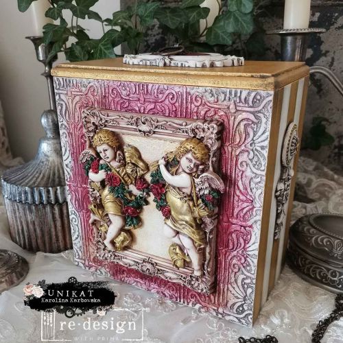 Decor Moulds® – Angelic Floral Noel – 1 pc, 5″x8″x8mm