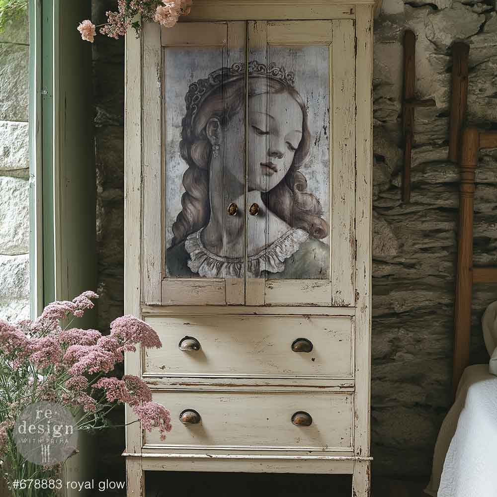 A1 Decoupage Fiber – Royal Glow – 1 sheet, 23.4″x33.1″