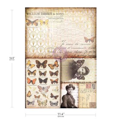 Finnabair A3 Decoupage – 1 sheet, 11.7″x16.5″