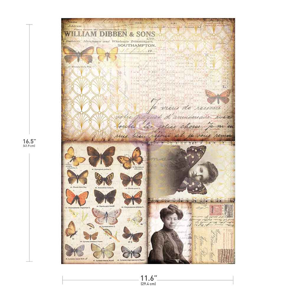 Finnabair A3 Decoupage – 1 sheet, 11.7″x16.5″
