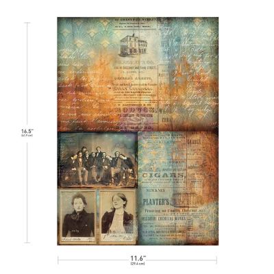 Finnabair A3 Decoupage – 1 sheet, 11.7″x16.5″