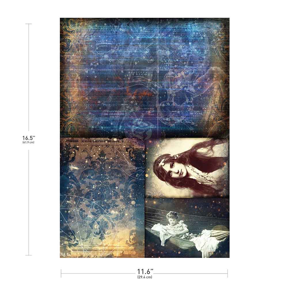 Finnabair A3 Decoupage – 1 sheet, 11.7″x16.5″