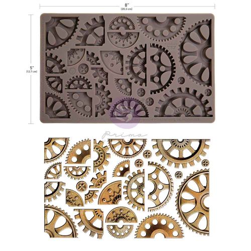 Finnabair Decor Moulds® – Halves And Quarters – 1 pc, 5″x8″x8mm