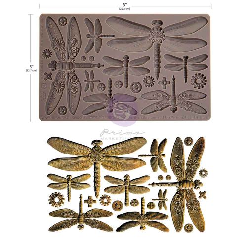 Finnabair Decor Moulds® – Machine Dragonflies – 1 pc, 5″x8″x8mm
