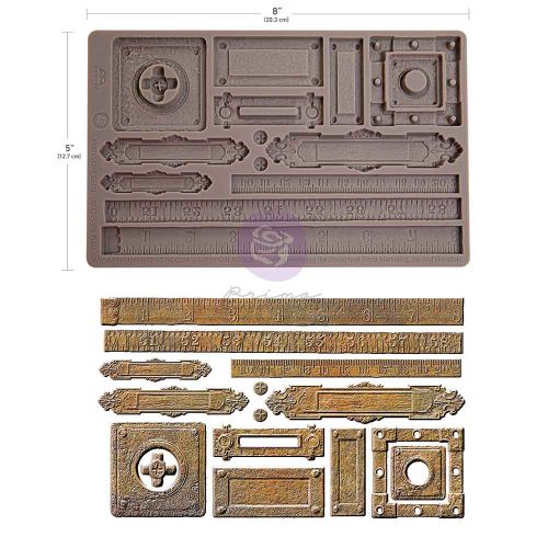 Finnabair Decor Moulds® – Tapes And Labels – 1 pc, 5″x8″x8mm