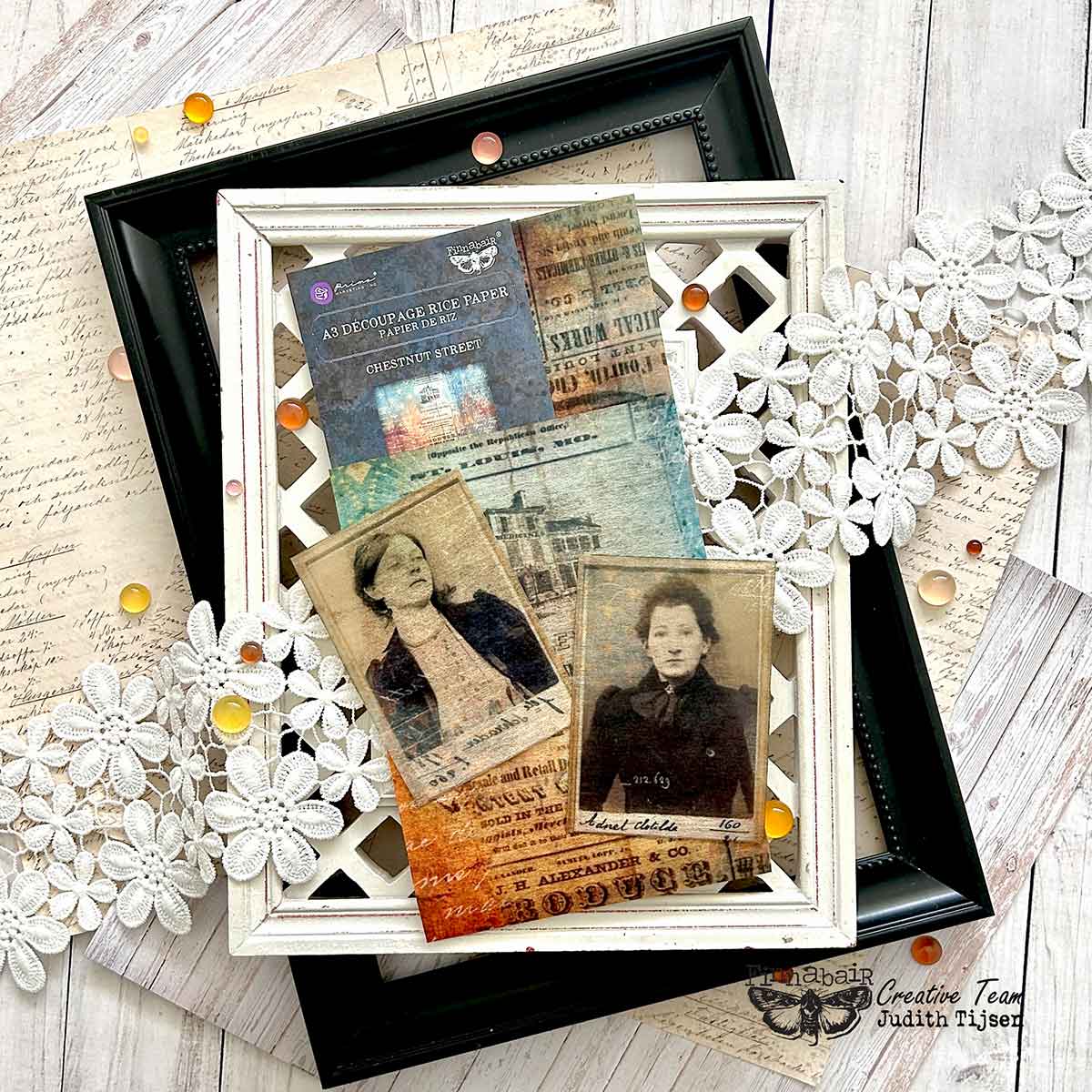 Finnabair A3 Decoupage – 1 sheet, 11.7″x16.5″