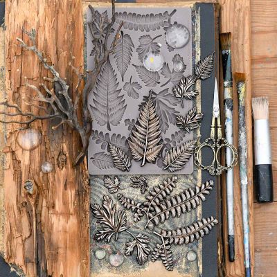 Finnabair Decor Moulds® – Fresh Foliage – 1 pc, 5″x8″x8mm