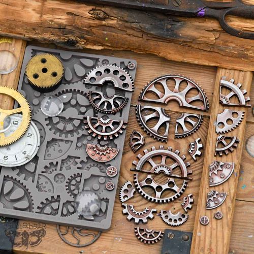 Finnabair Decor Moulds® – Halves And Quarters – 1 pc, 5″x8″x8mm