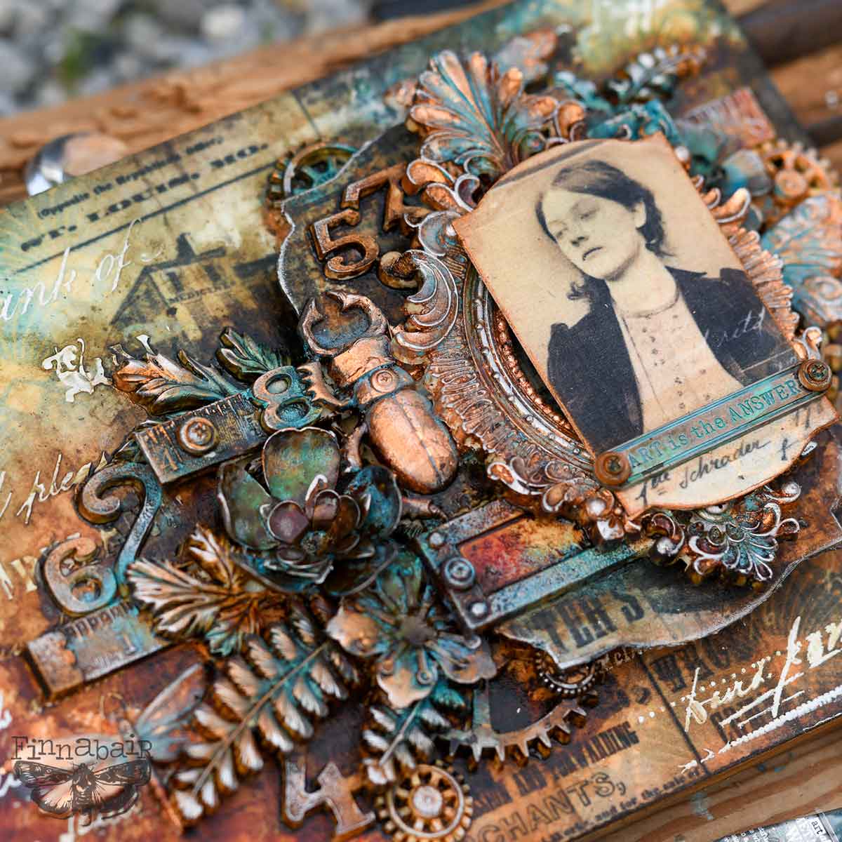 Finnabair A3 Decoupage – 1 sheet, 11.7″x16.5″