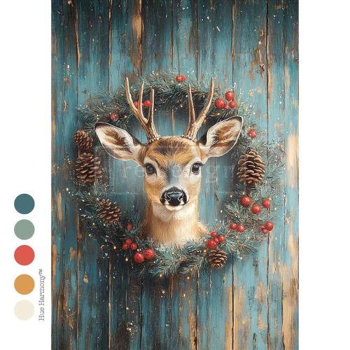 A4 Decoupage – Jingle Jungle – 1 sheet, 8.27″x11.69″