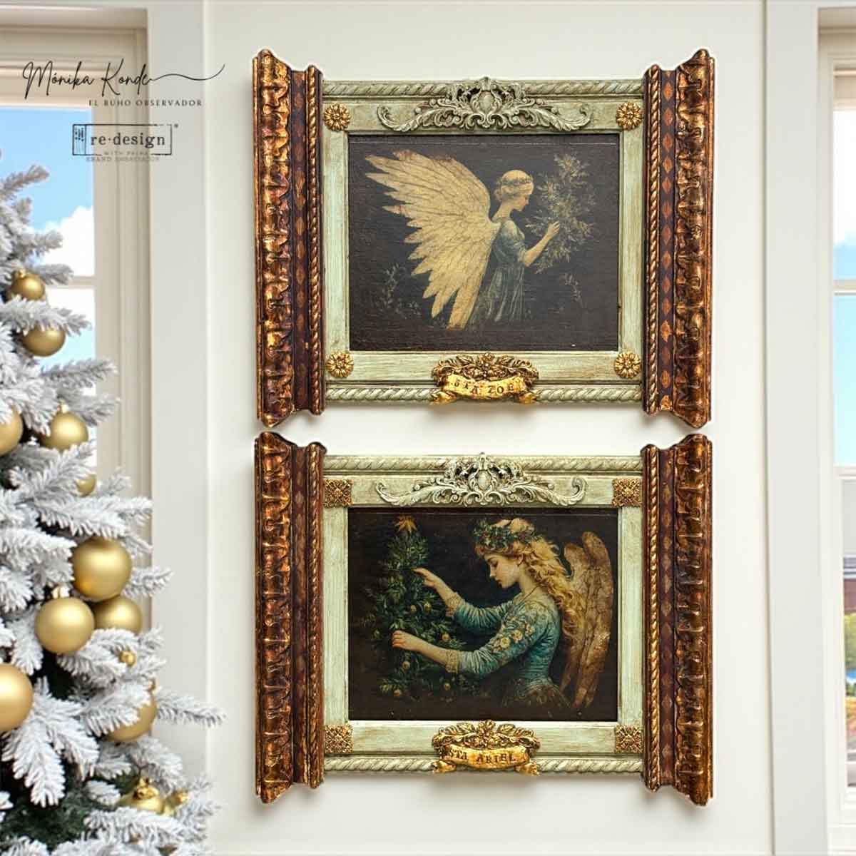 A4 Decoupage – Merry & Majestic – 1 sheet, 8.27″x11.69″