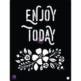 8x10 Stencil - Enjoy