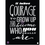 8x10 Stencil - Courage