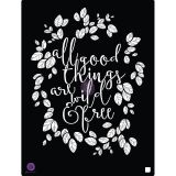 8x10 Stencil - Wild and Free