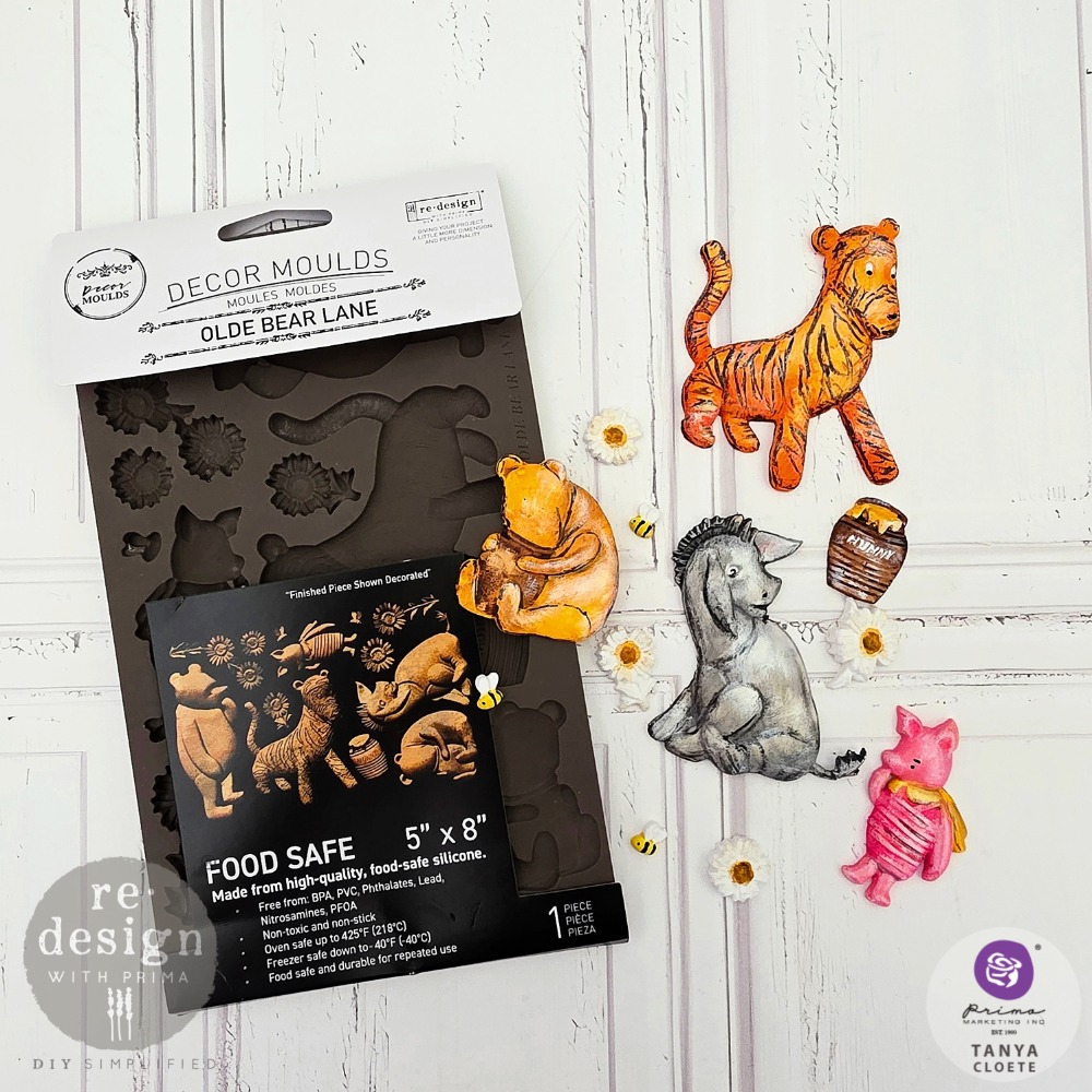 Decor Moulds® – Olde Bear Lane – 1 pc, 5″x8″x8mm