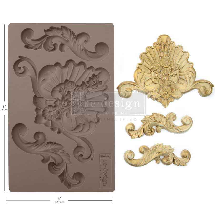 Redesign Décor Moulds® 5″X8″ – English Garden Copyright #Va0002330672