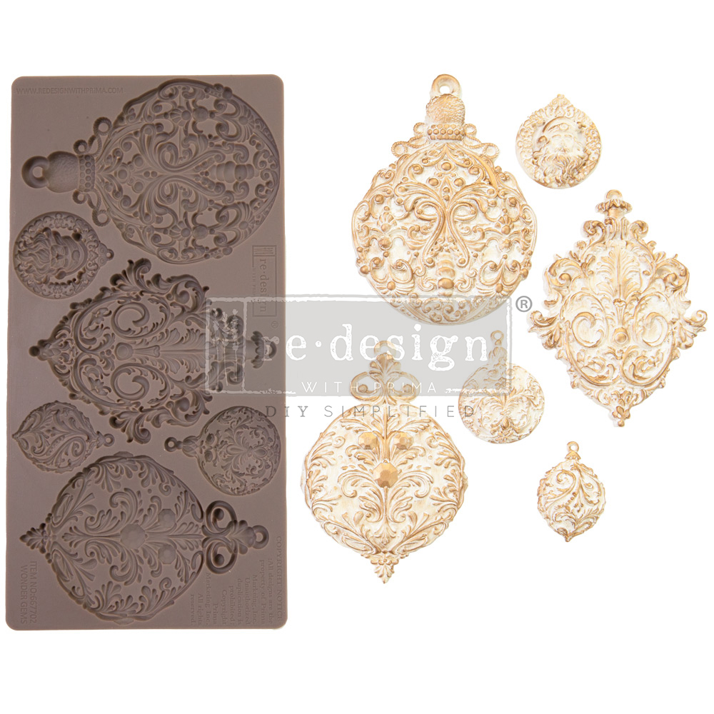 Decor Moulds® – Wonder Gems – 1 Pc, 5″X10″X8Mm