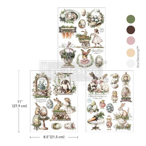 Middy Transfers® – Garden Whimsy – 3 sheets, 8.5″x11″