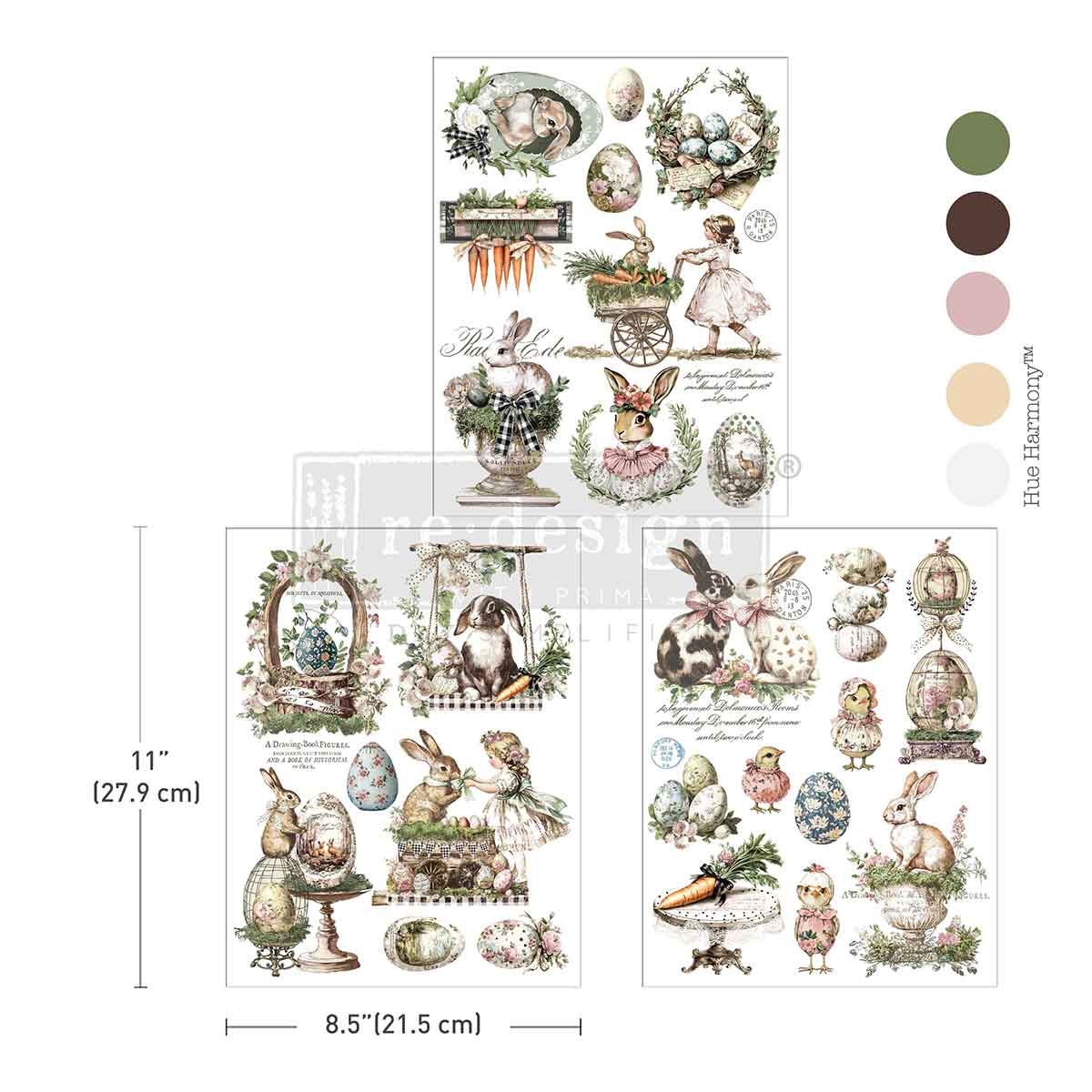 Middy Transfers® – Garden Whimsy – 3 sheets, 8.5″x11″