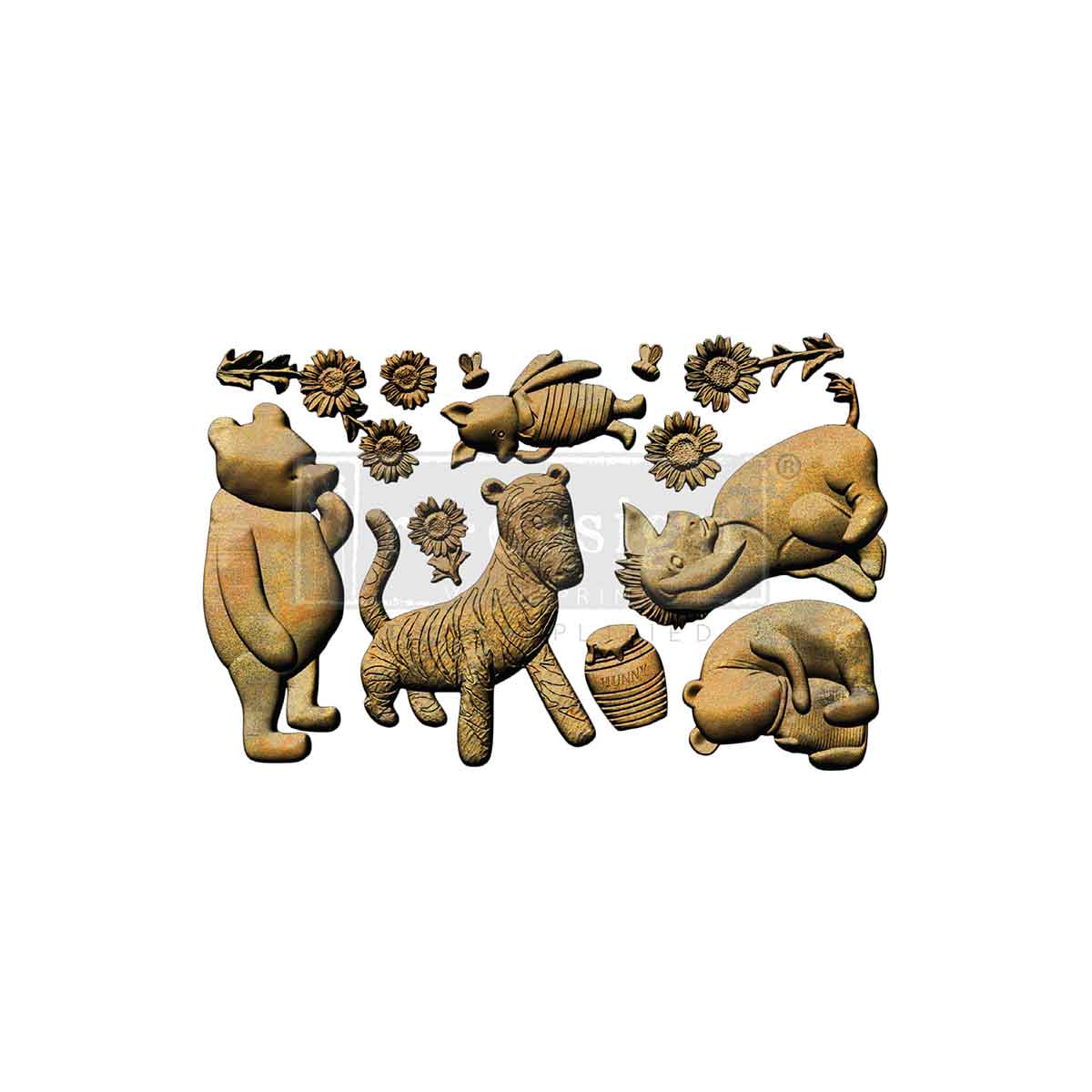 Decor Moulds® – Olde Bear Lane – 1 pc, 5″x8″x8mm