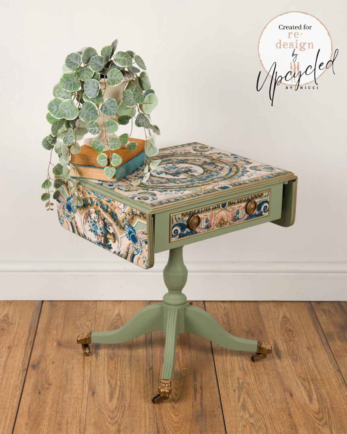 Double Delight Decoupage Fiber Paper Set – Serenade In Blue – Total 2 sheets – 1 sheet, 19.5″x30″ + 1 sheet, 11.7″x16.5″