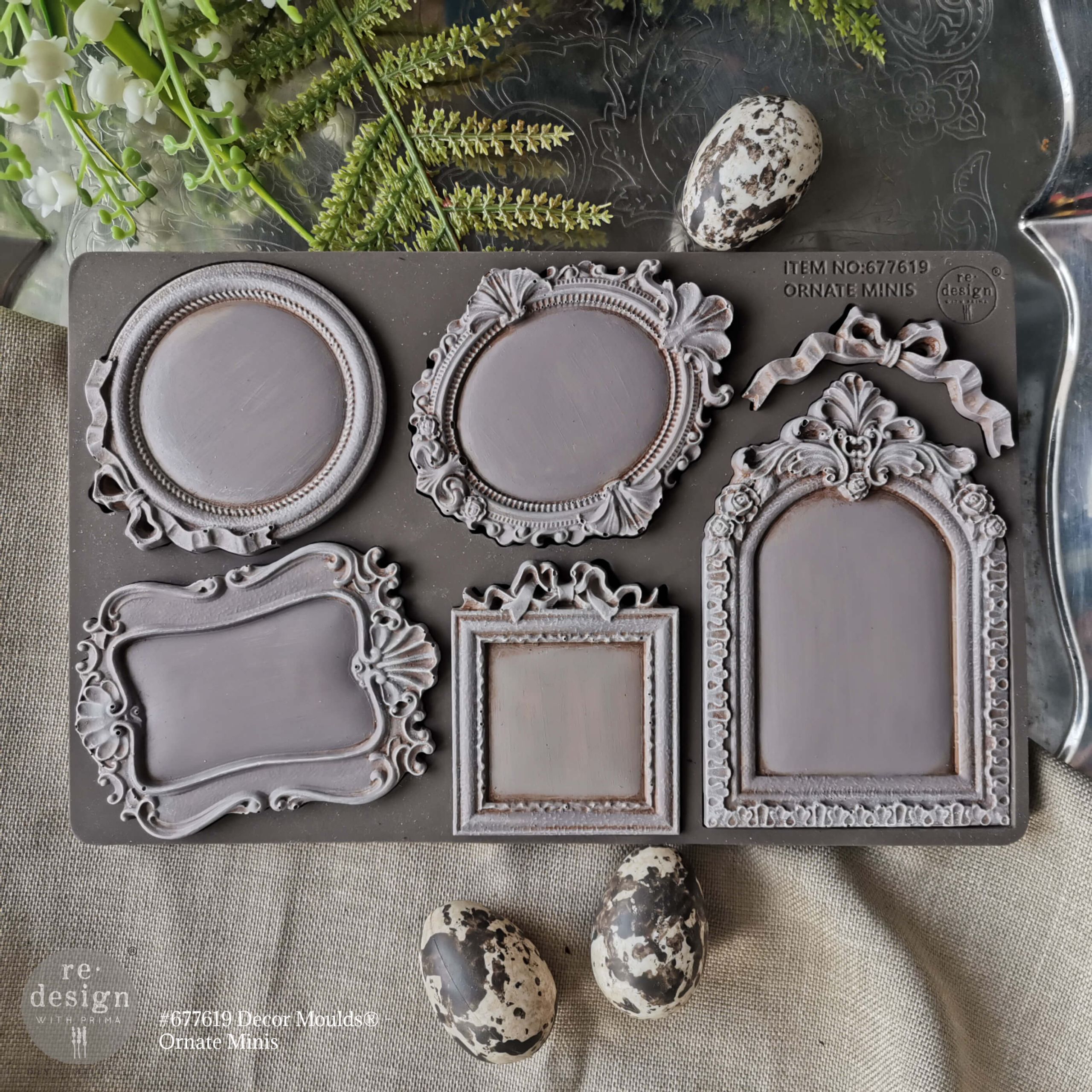 Decor Moulds® – Ornate Minis – 1 pc, 5″x8″x8mm