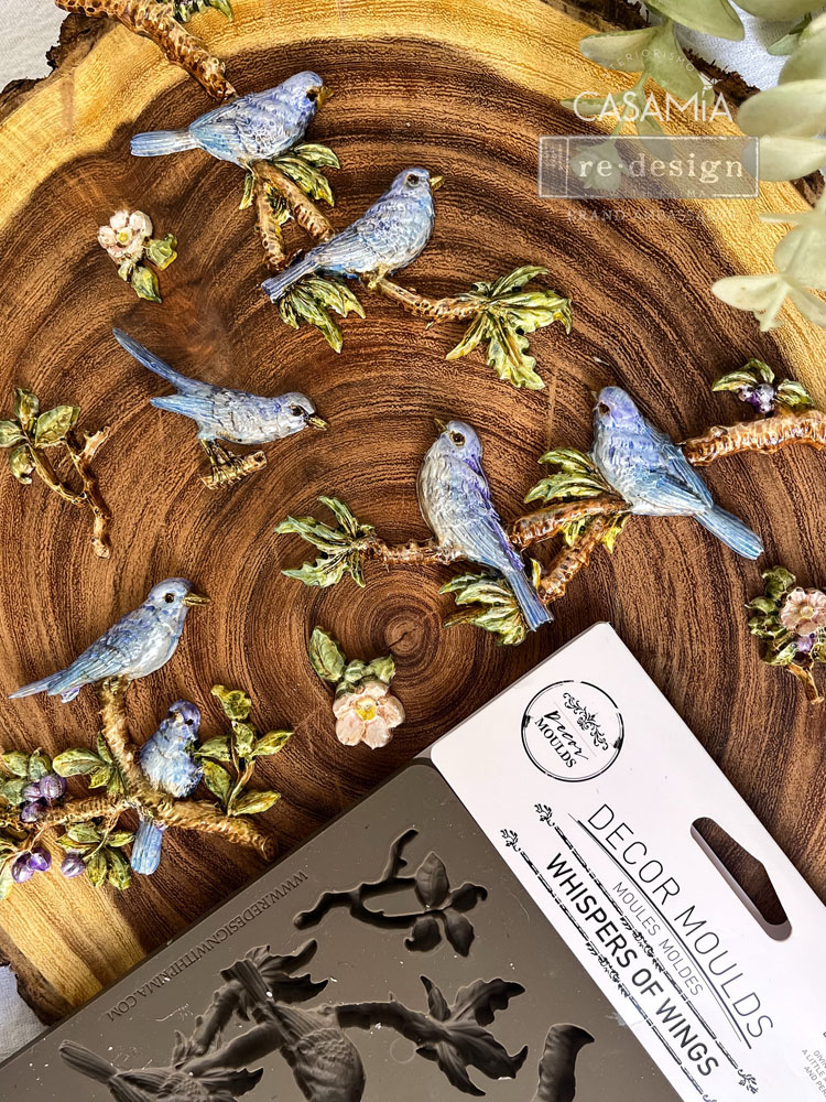 Decor Moulds® – Whispers Of Wings – 1 pc, 5″x8″x8mm