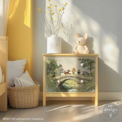 A3 Decoupage Fiber – Willowmist Meadow – 1 sheet, 11.7″x16.5″