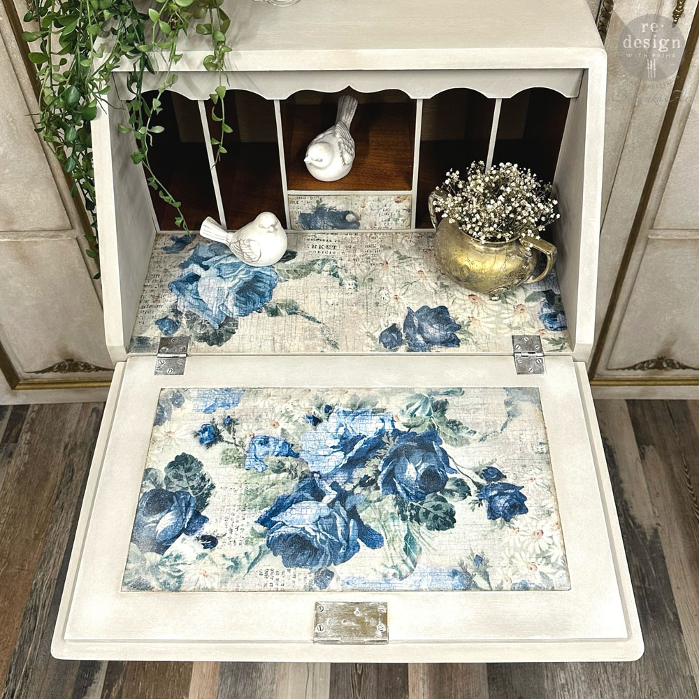 Double Delight Decoupage Fiber Paper Set – Meadow Melodies – Total 2 sheets – 1 sheet, 19.5″x30″ + 1 sheet, 11.7″x16.5″