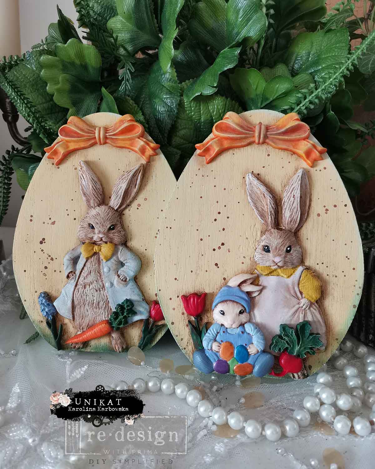 Decor Moulds® – Bunny Trail Tales – 1 pc, 5″x8″x8mm