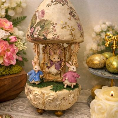 Decor Moulds® – Bunny Trail Tales – 1 pc, 5″x8″x8mm