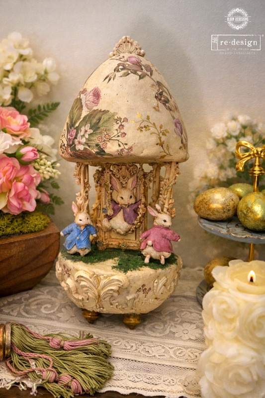 Decor Moulds® – Bunny Trail Tales – 1 pc, 5″x8″x8mm