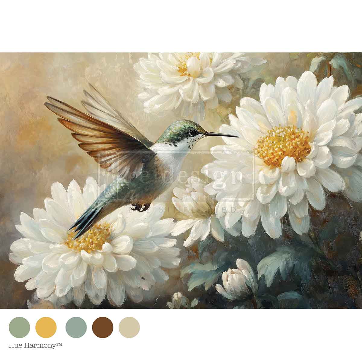 A3 Decoupage Fiber – Whispers Of The Garden – 1 sheet, 11.7″x16.5″