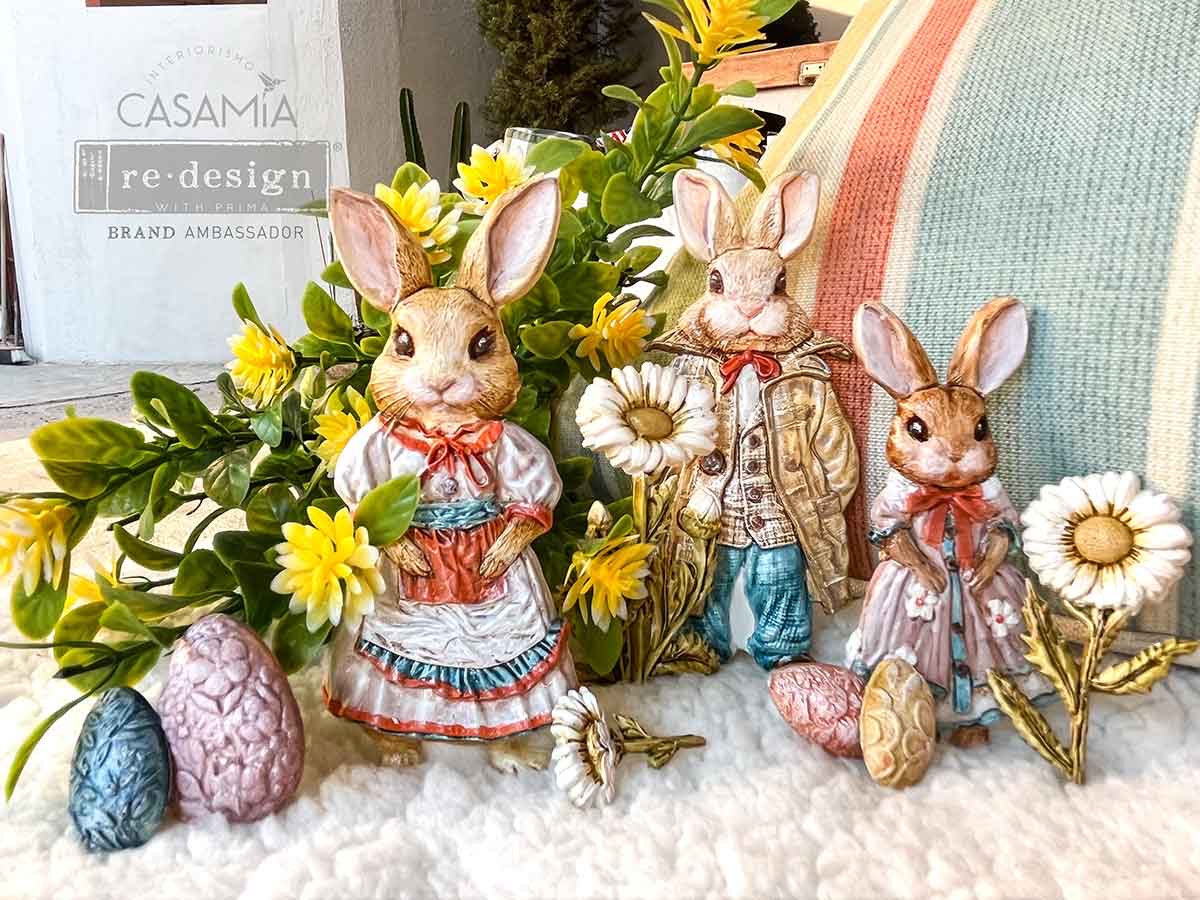 Decor Moulds® – Springtime Bunny – 1 Pc, 5″X8″X8Mm / Silicone (Coo – Taiwan)
