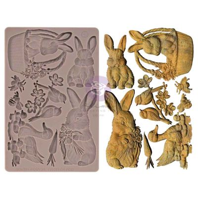 Among the Wildflowers Collection Mould – Garden Friends – 1 pc, 5″x8″x8mm