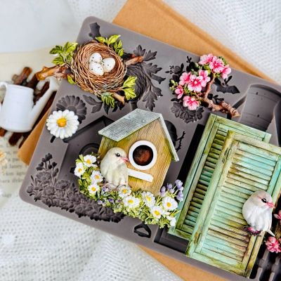 Among the Wildflowers Collection Mould – Spring Tales – 1 pc, 5″x8″x8mm