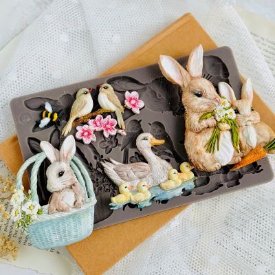 Among the Wildflowers Collection Mould – Garden Friends – 1 pc, 5″x8″x8mm