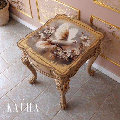 A1 Decoupage Fiber Kacha – Alabaster Grace – 1 sheet, 23.4″x33.1″