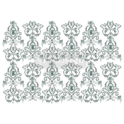 Decor Transfers® – Jardin Secret – total sheet size 24″x35″, cut into 4 sheets