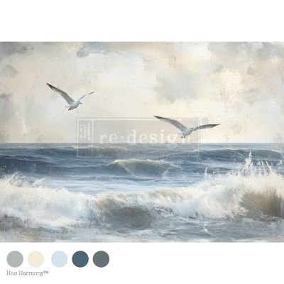 Decoupage Decor Tissue Paper – Echoes On The Water – 1 sheet, 19.5″x30″