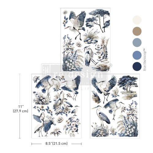 Middy Transfers® – Whispers by the Marsh – 3 sheets, 8.5″x11″