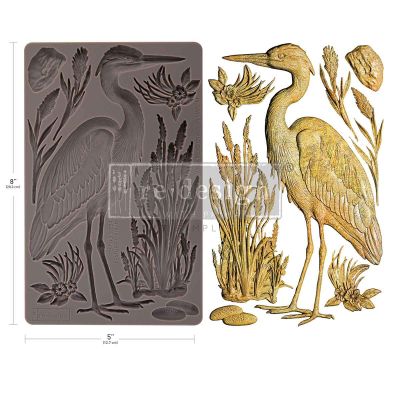 Decor Moulds® – Feathered Stillness – 1 pc, 5″x8″x8mm